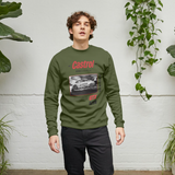 Castrol Retro B&W Racing Graphic Sweatshirt Khaki