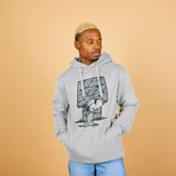 Peanuts Snoopy Graffiti Doghouse Collage Light Heather Hoodie