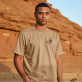 Degas Riding 'Year of The Horse' Graphic Beige Tee