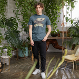 King Kong Chromatic Retro Graphic Stone Blue T-Shirt