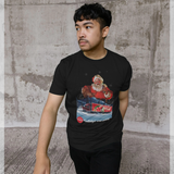 Coca Cola Santa Holidays Are Coming Black T-Shirt