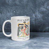 Picasso Tete de Femme White Mug