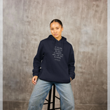 Gossip Girl Sad In Paris Graphic Navy Hoodie