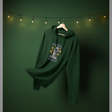 Frida Kahlo Star  Bottle Green Hoodie