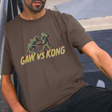 King Kong vs Gaw Monster Showdown Chocolate T-Shirt