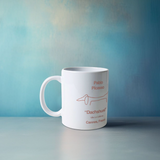 Picasso Sausage Dog White Mug