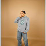 University Of Cambridge Shield Unisex heather Grey Hoodie