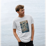 apoh x Ashmolean Museum Kuniyoshi In The Waterfall Graphic White T-Shirt