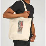 apoh x Ashmolean Museum Japanese Samurai Graphic Natural Tote Bag