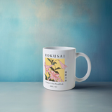 Hokusai Trumpet Lilies White Mug