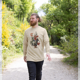 apoh x Ashmolean Museum A Vase Of Flowers Graphic Cream Sweatshirt