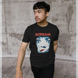 Scream Official Movie Poster Graphic Black T-Shirt