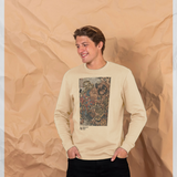 apoh x Ashmolean Museum Wu Song Tiger Graphic Cream Sweatshirt
