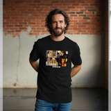 Scream Official Movie Scenes Graphic Black T-Shirt