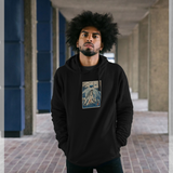 apoh x Ashmolean Museum Kuniyoshi In The Waterfall Graphic Black Hoodie