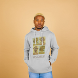 Van Gogh Sunflower Collage Light Heather Hoodie