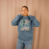Henri Matisse Colors Canva Stone Blue Hoodie