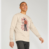A Nightmare On Elm Street Official Freddy Krueger Graphic Cream Sweatshirt