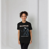 Halloween Official Trick To Stay Alive Graphic Black T-Shirt