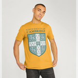 Park Fields Official University Of Cambridge Shield Graphic Gold T-Shirt