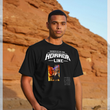 Horrorline Destroy Frankenstein Graphic Black T-Shirt