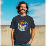 NASA Rainbow Graphic Navy T-Shirt