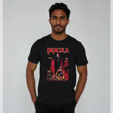 Horrorline Dracula Lives! Black Graphic T-Shirt