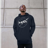 NASA Galaxy Graphic Navy Hoodie