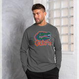 Florida Gators Mascot Logo Graphic Slate Grey Sweatshirt