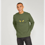 The Grinch Official Smile Graphic Green Sweatshirt