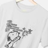 Peanuts Snoopy Urban Spray Paint Graphic White T-Shirt