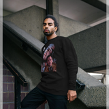 Horrorline Dracula Graphic Black Sweatshirt