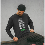 Horrorline Gorgon Scare Graphic Black Sweatshirt