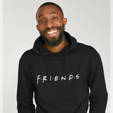 Friends Logo Graphic Black Hoodie