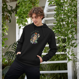 Frida Kahlo Flowers Black Hoodie