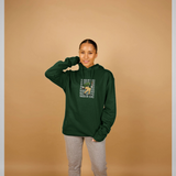 Elf 'Raised By Elves' Graphic Green Hoodie