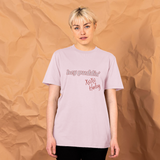 DC Harley Quinn Hey Puddin Love Quote Graphic Pink T-Shirt