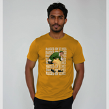 Elf 'Raised By Elves' Graphic Yellow T-Shirt