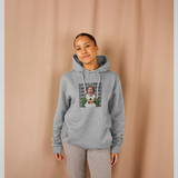 Elf 'Santa's Coming!' Graphic Heather Grey Hoodie