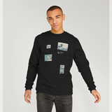 Ashmolean x apoh Vintage Collage Black Sweatshirt