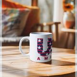 apoh USA Stars & Stripes Graphic Mug