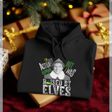 Elf 'I'm Actually Human' Graphic Black Hoodie