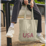 apoh USA Logo Graphic Tote Bag