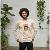 The Grinch Official Winter Hat Graphic Cream Sweatshirt