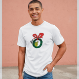 The Grinch Christmas Wreath Graphic White T-Shirt