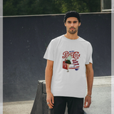 Pepsi Cola Official Vintage Graphic White T-Shirt