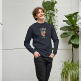 The Grinch Here For The Presents Graphic Navy Sweatshirt