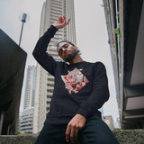 DC Harley Quinn Good to Be Bad Villain Graphic Navy Blue Sweatshirt