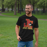 Peanuts Snoopy Joe Cool Varsity  Retro Classic Black T-Shirt