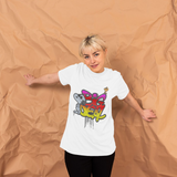 Peanuts Joe Cool Big Deal Graffiti Graphic White T-Shirt